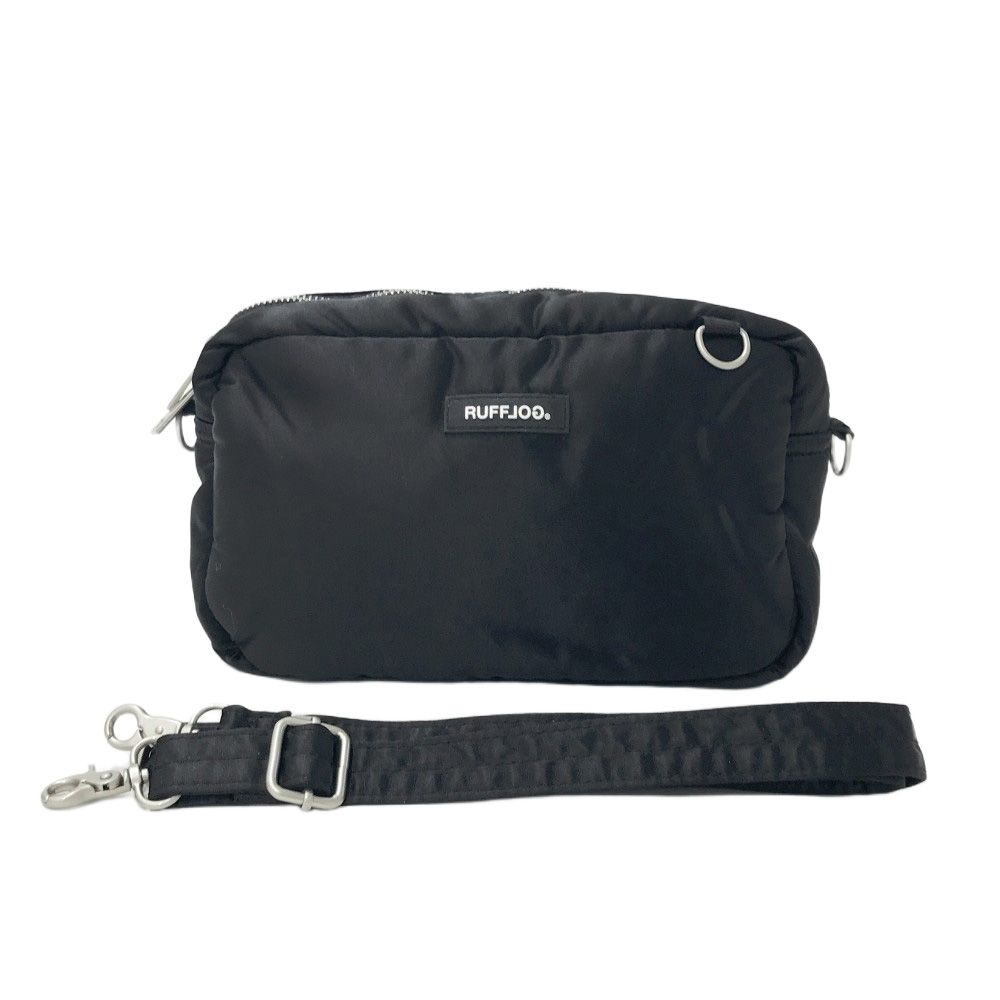 RUFFLOG ラフロッグ 2 WAY ショルダーバッグ ポーチ ブラック系 ゴルフウェア ストスト