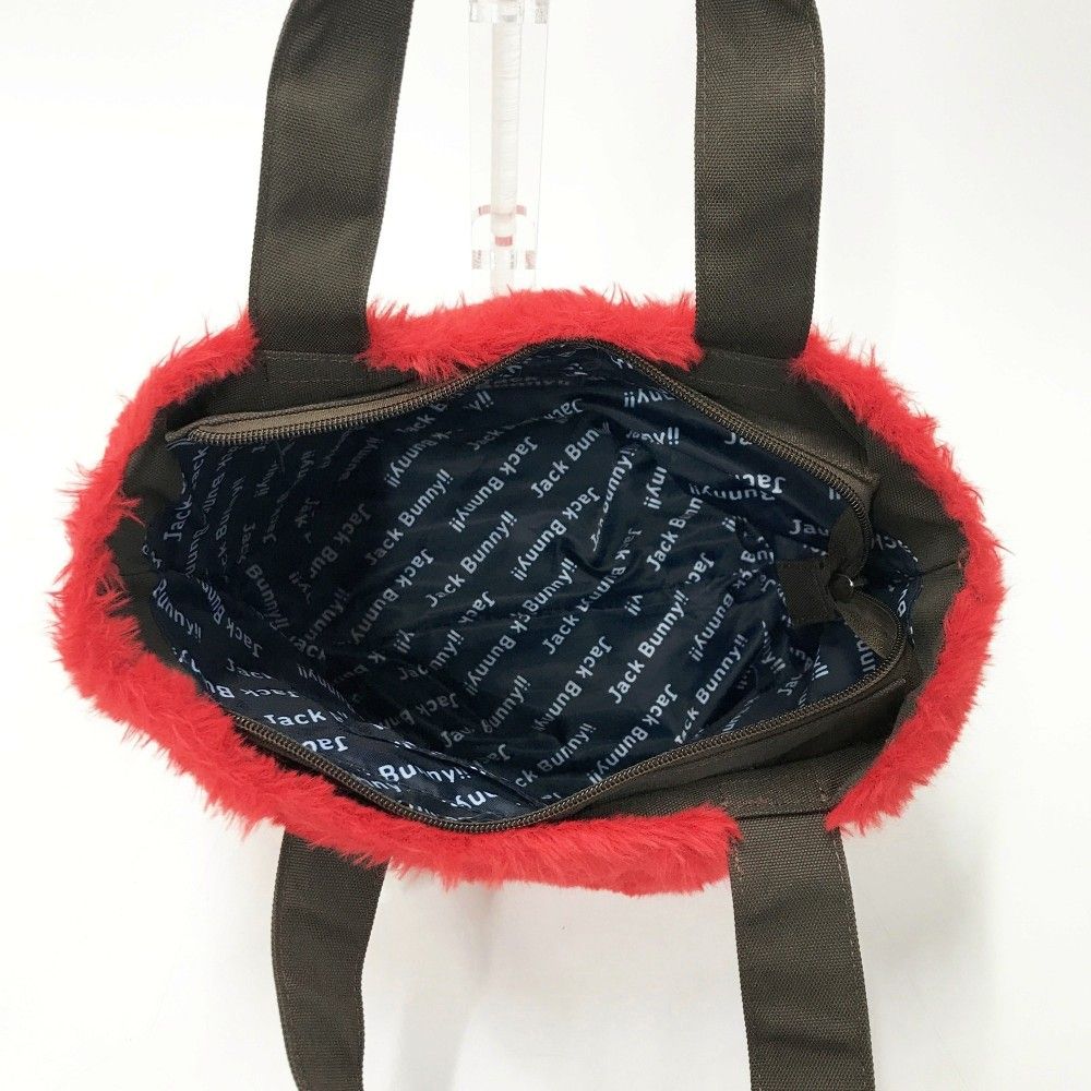 JACK BUNNY ジャックバニー ボア カートバッグ レッド系 [240101574843