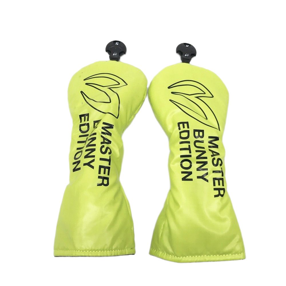 MASTER BUNNY EDITION マスターバニーエディション モデル ヘッドカバー 2点セット イエロー系 FW×2 ゴルフウェア ストスト