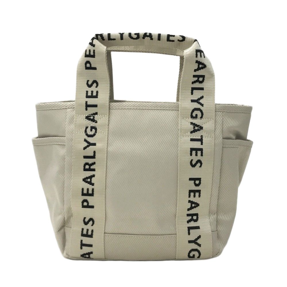 PEARLY GATES パーリーゲイツ カートバッグ ベージュ系 ゴルフウェア ストスト