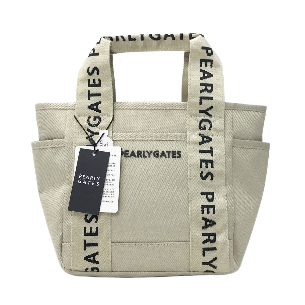 PEARLY GATES パーリーゲイツ カートバッグ ベージュ系 ゴルフウェア ストスト