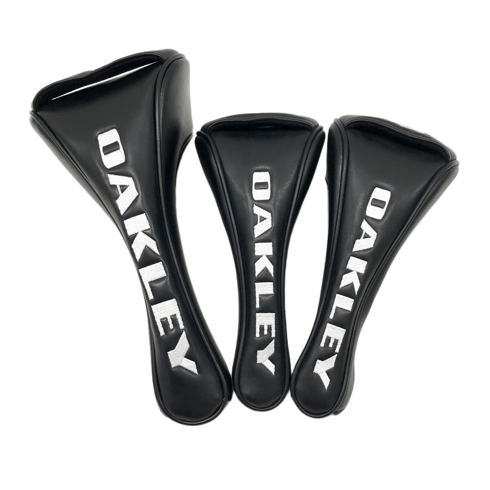 OAKLEY オークリー ヘッドカバー3点セット ブラック系 DR FW 2 ゴルフウェア ストスト