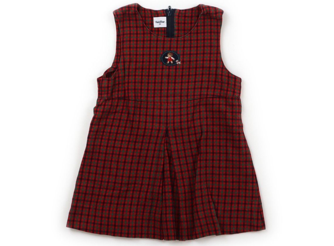 ファミリア/familiar】ジャンパースカート 90サイズ 女の子【子供服