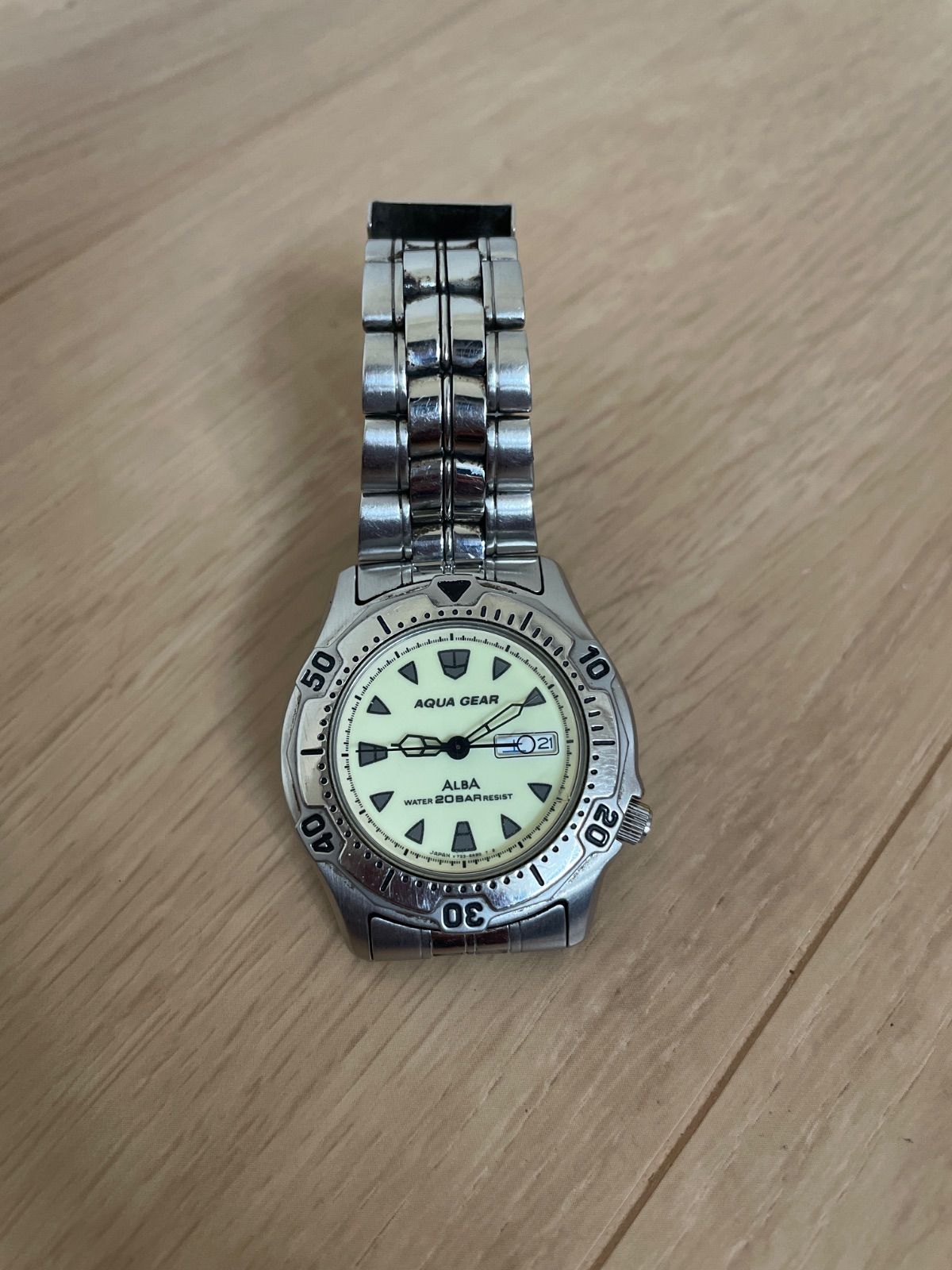 セイコー ALBA アルバ ダイバー アクアギア 200M クォーツ - メルカリ