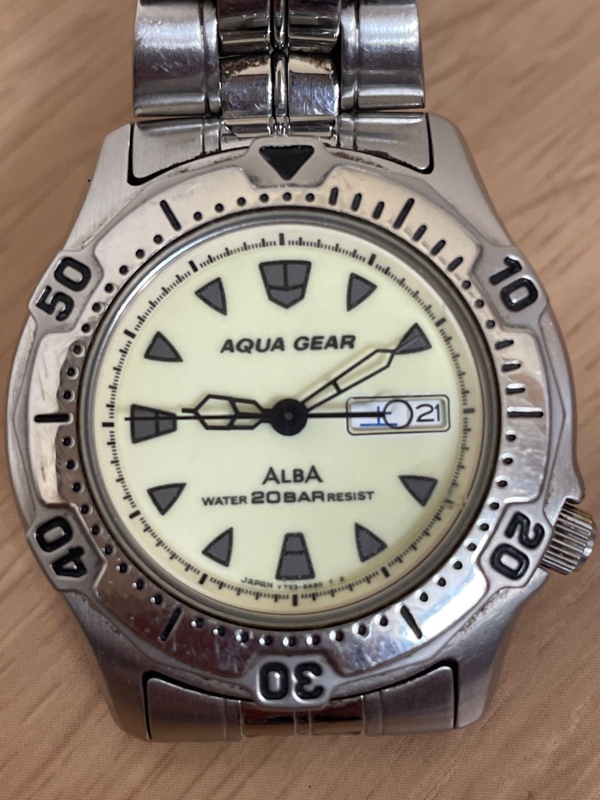 セイコー ALBA アルバ ダイバー アクアギア 200M クォーツ - メルカリ