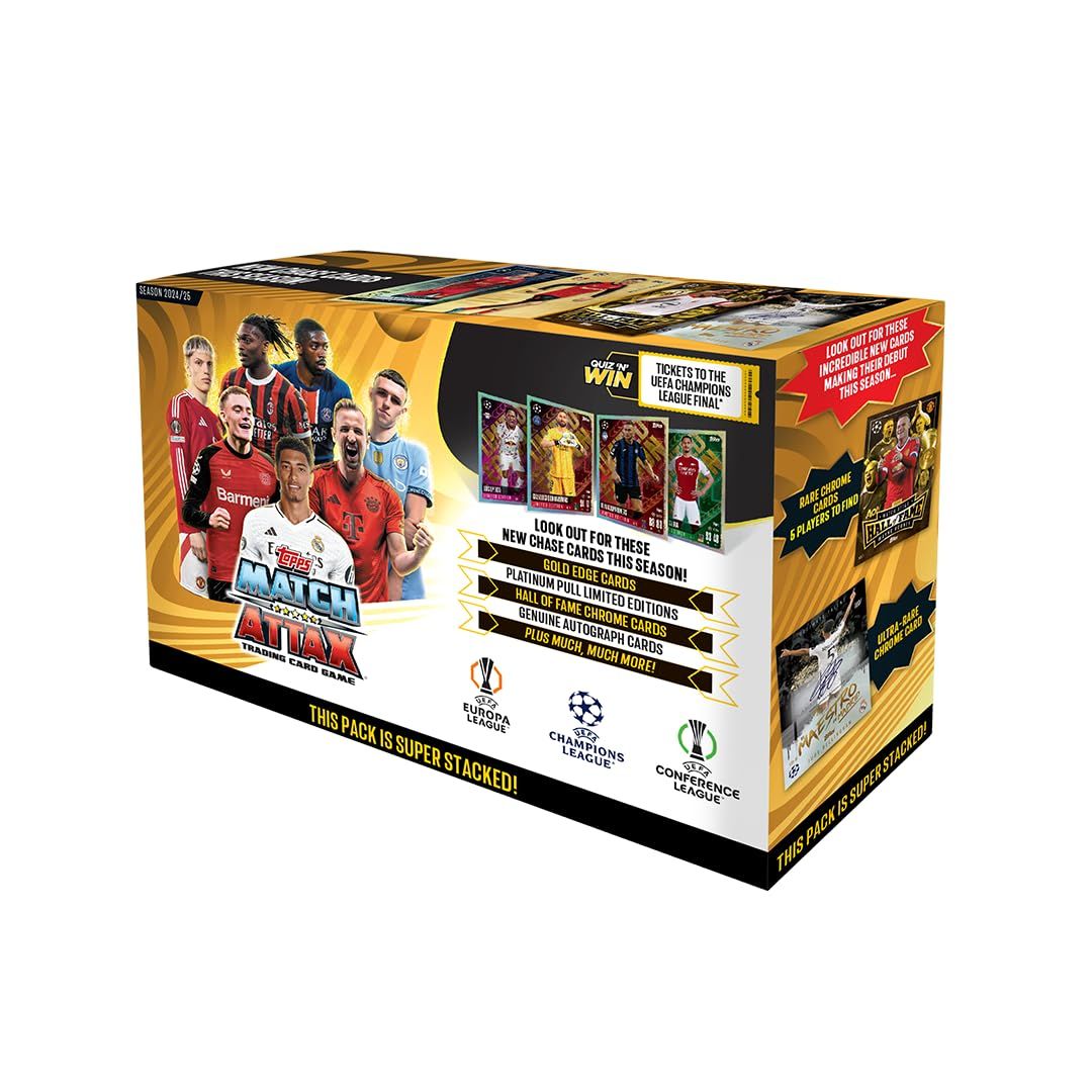 Topps UEFAチャンピオンズリーグマッチ アタックス 24 25 トレーディング コレクタブルカードゲーム フロー パック