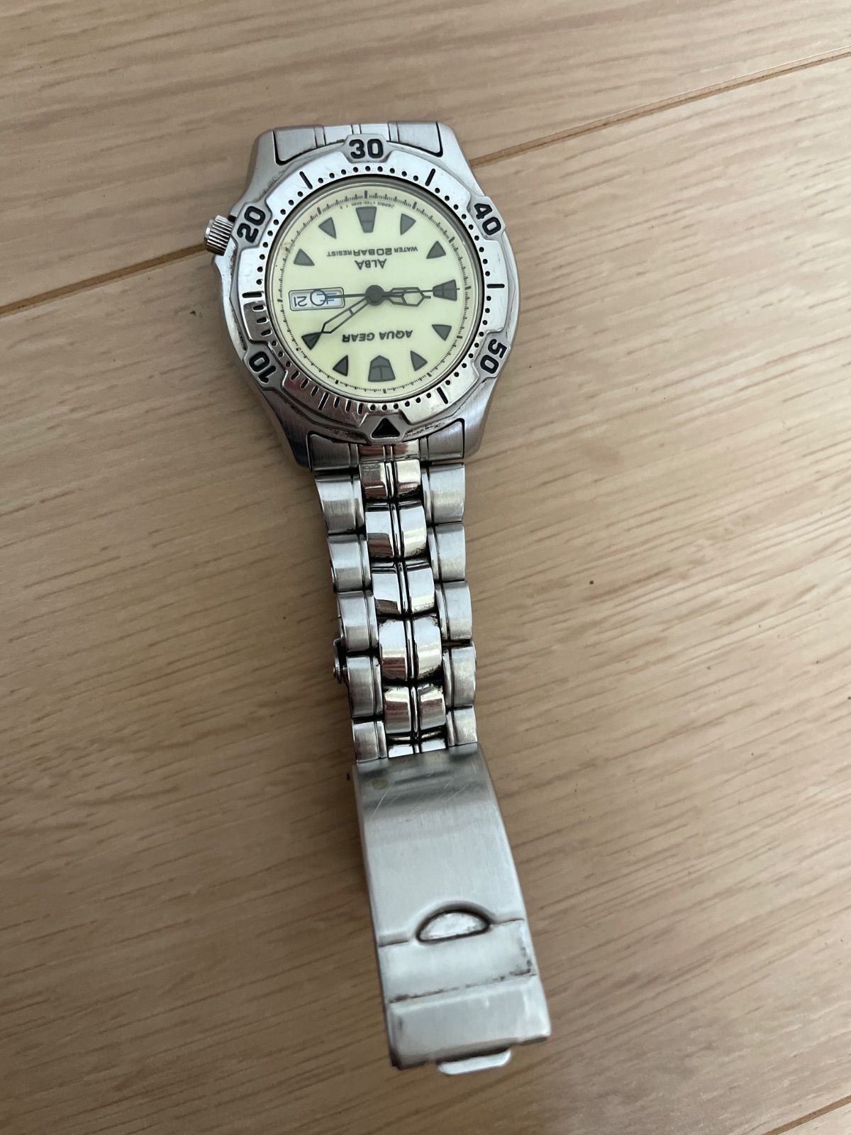 セイコー ALBA アルバ ダイバー アクアギア 200M クォーツ - メルカリ