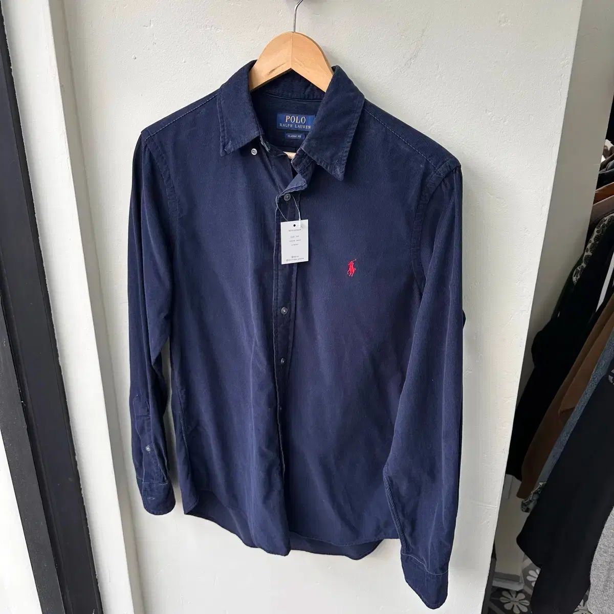 15255 - ポロラルフローレン ネイビー コーデュロイ シャツ