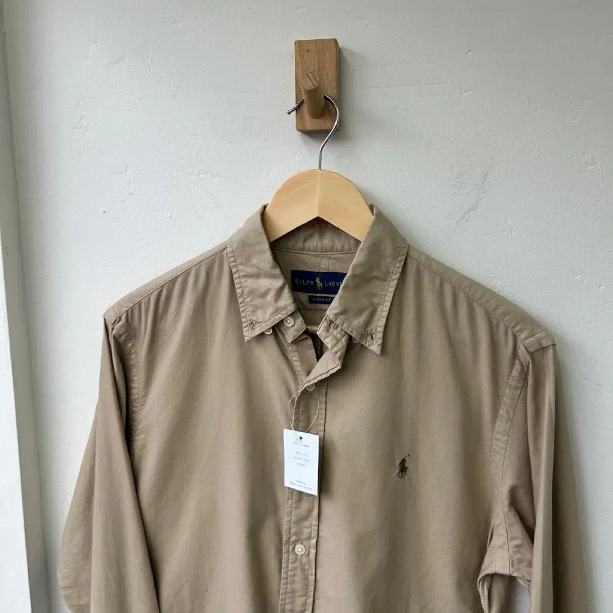 15358 - ポロラルフローレン ベージュ シャツ - メルカリ