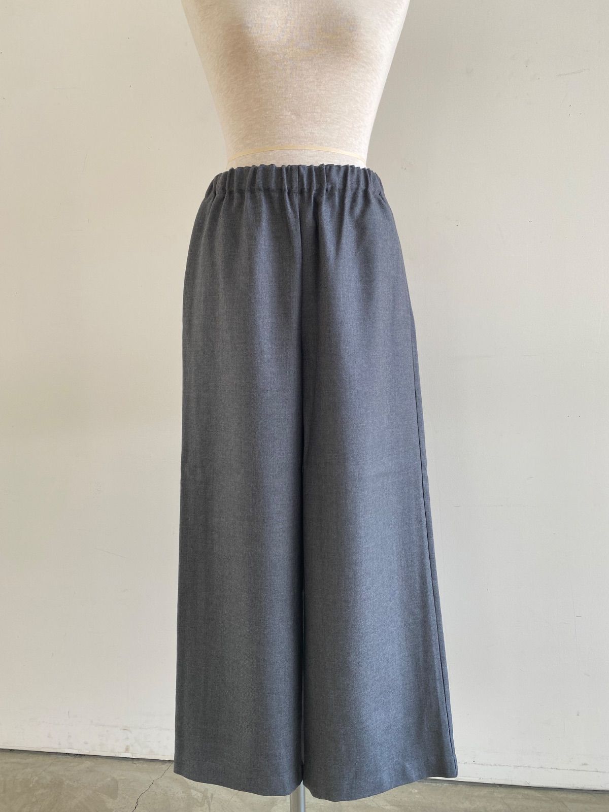 charpentier de vaisseau ウールワイドパンツ Bessie