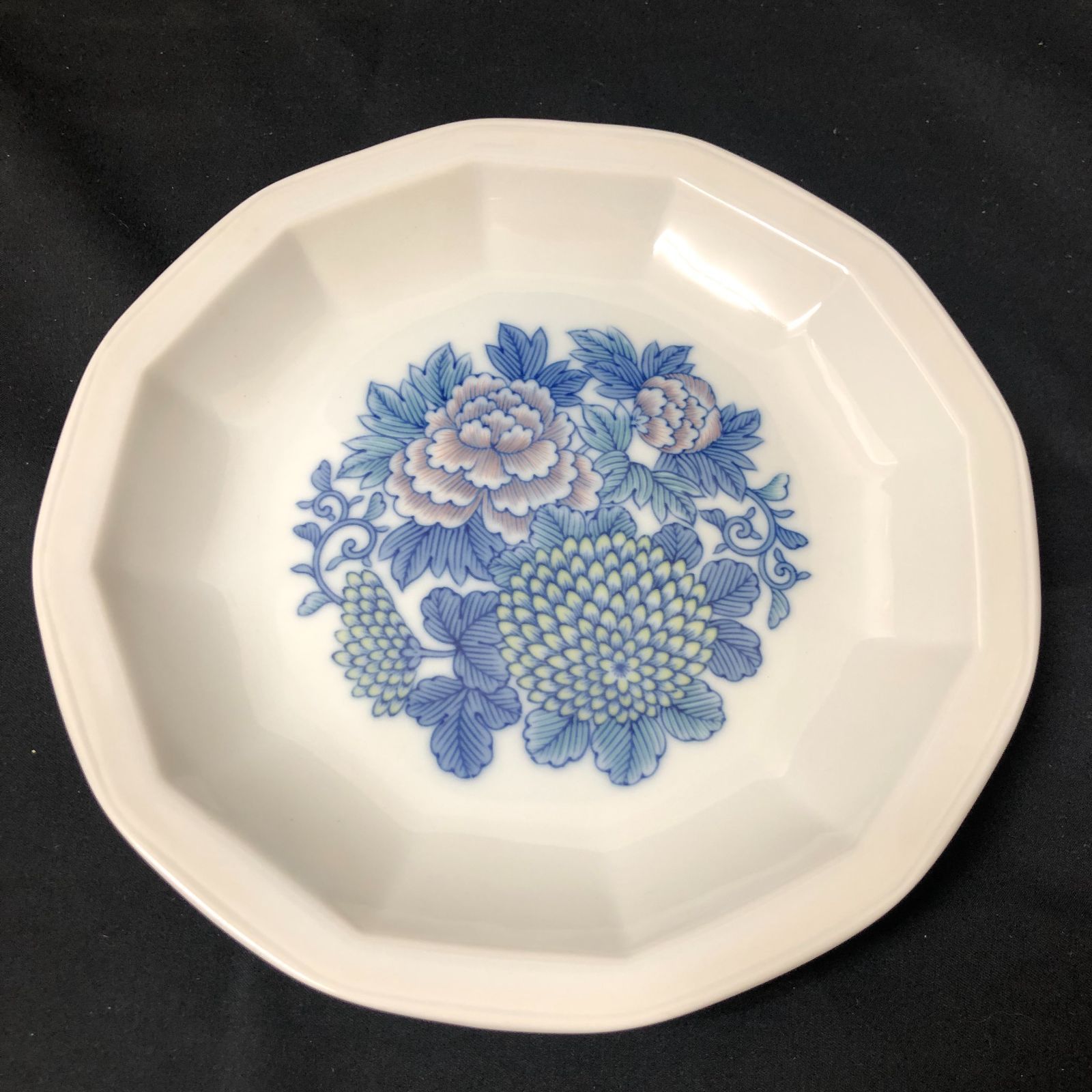 FUKAGAWA PORCELAIN 深川製磁 皿 染付菊唐草 菊 5枚 NA047 - メルカリ