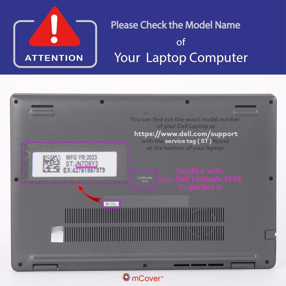 mCover ケース 2025-2025 15.6インチ Dell Latitude 3540 3550 シリーズノートパソコンのみに対応 他のDellモデルには適合しません - クリア 有線マウス 光学式マウス