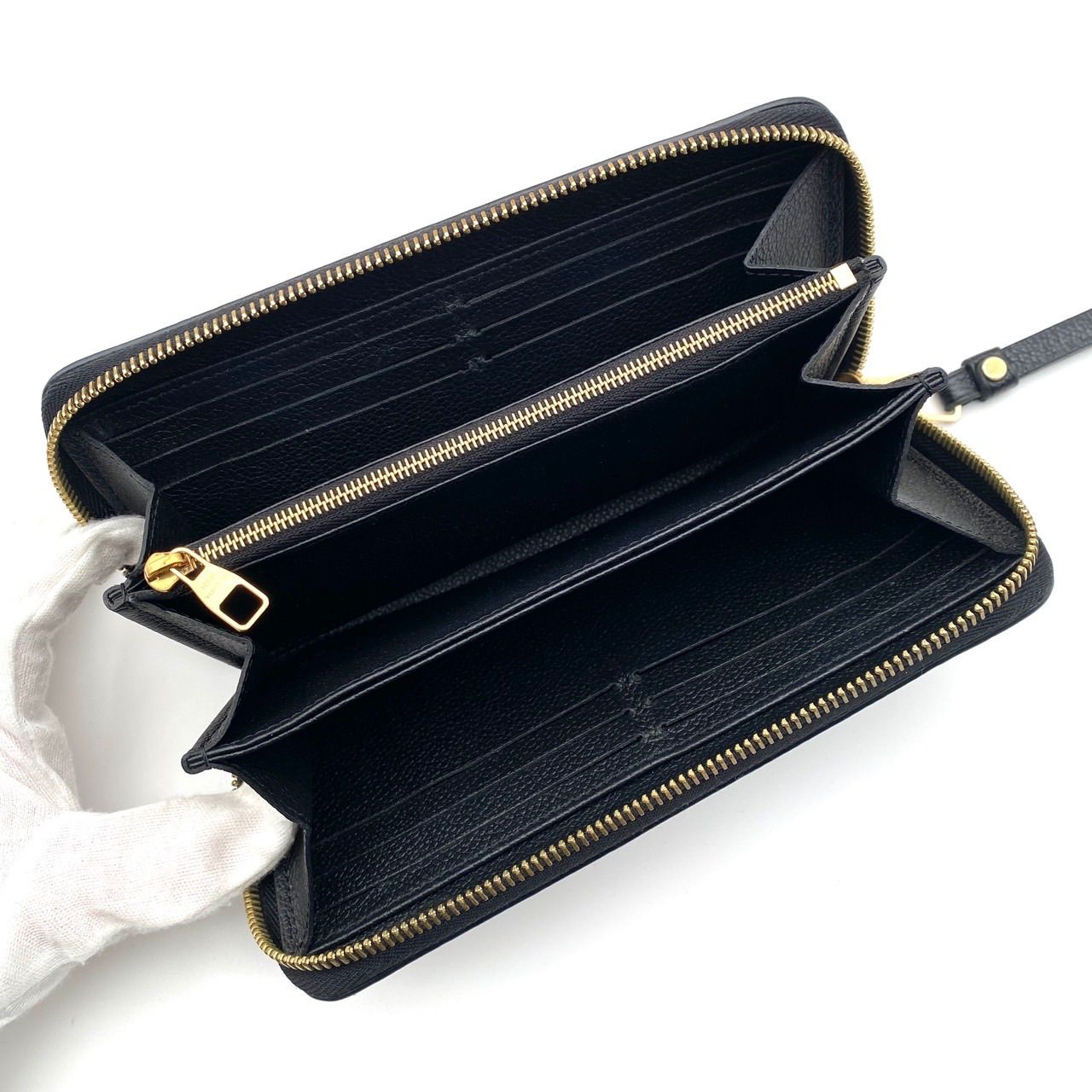 ルイヴィトン モノグラム アンプラント ジッピーウォレット バイカラー