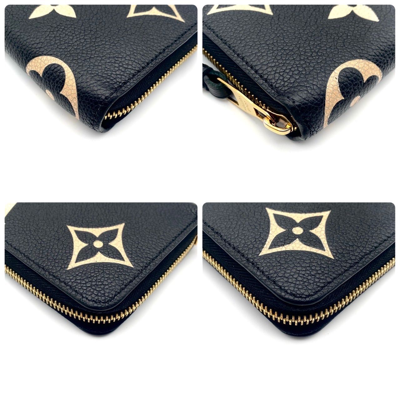 ルイヴィトン モノグラム アンプラント ジッピーウォレット バイカラー