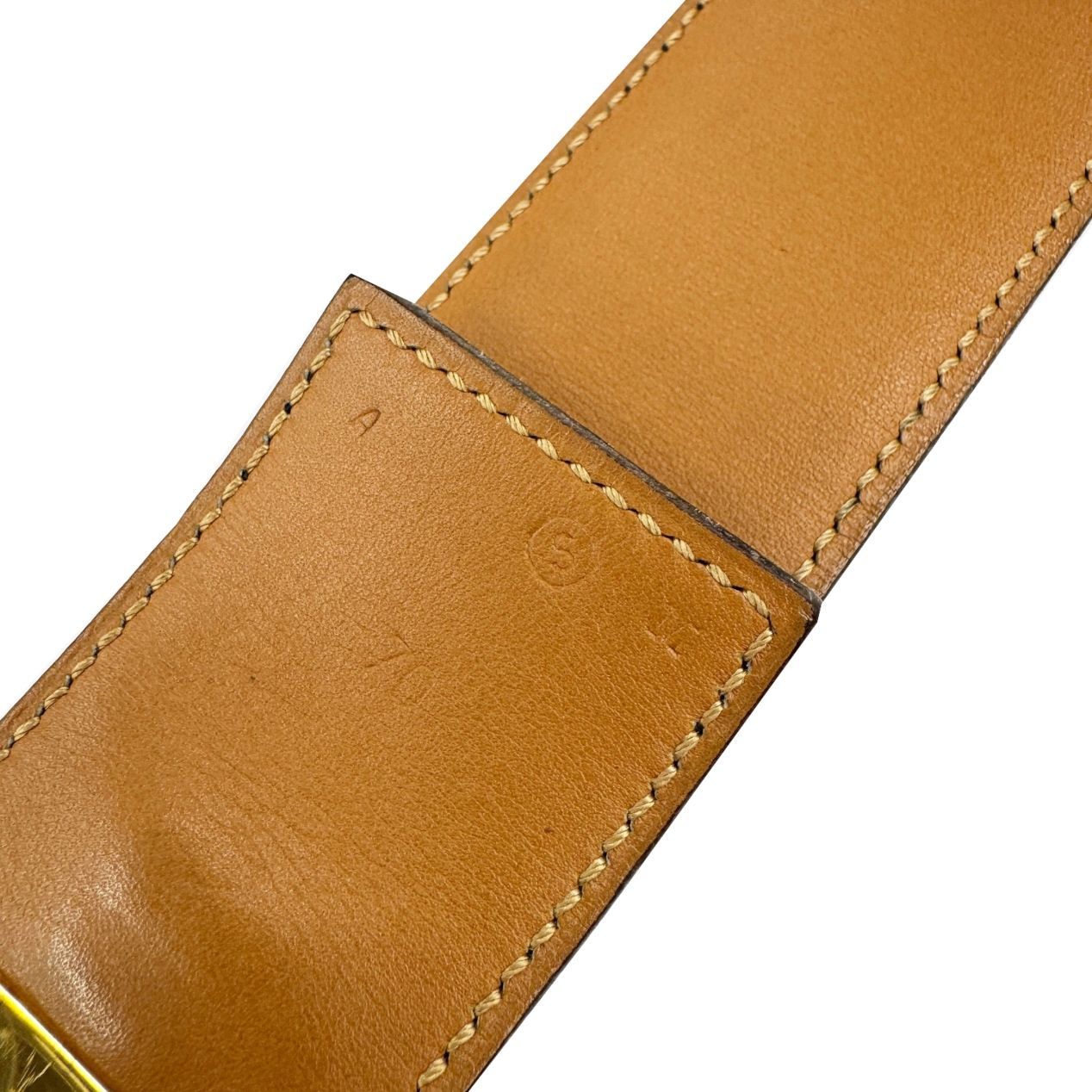 HERMES エルメス コリエドシアン ベルト 70サイズ 〇S刻印 ブラック