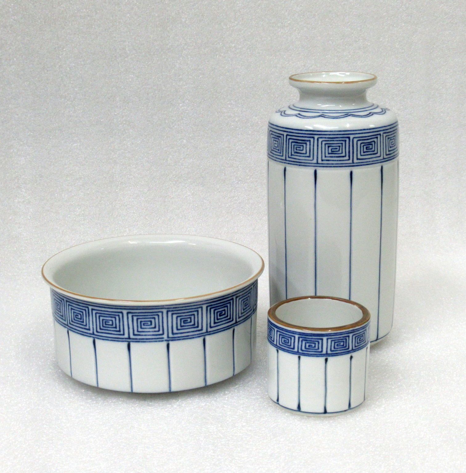 手塚祥堂？ 京焼？ 石崎英治？ 寿づか窯？ 桶側 杓立 建水 蓋置 茶道具