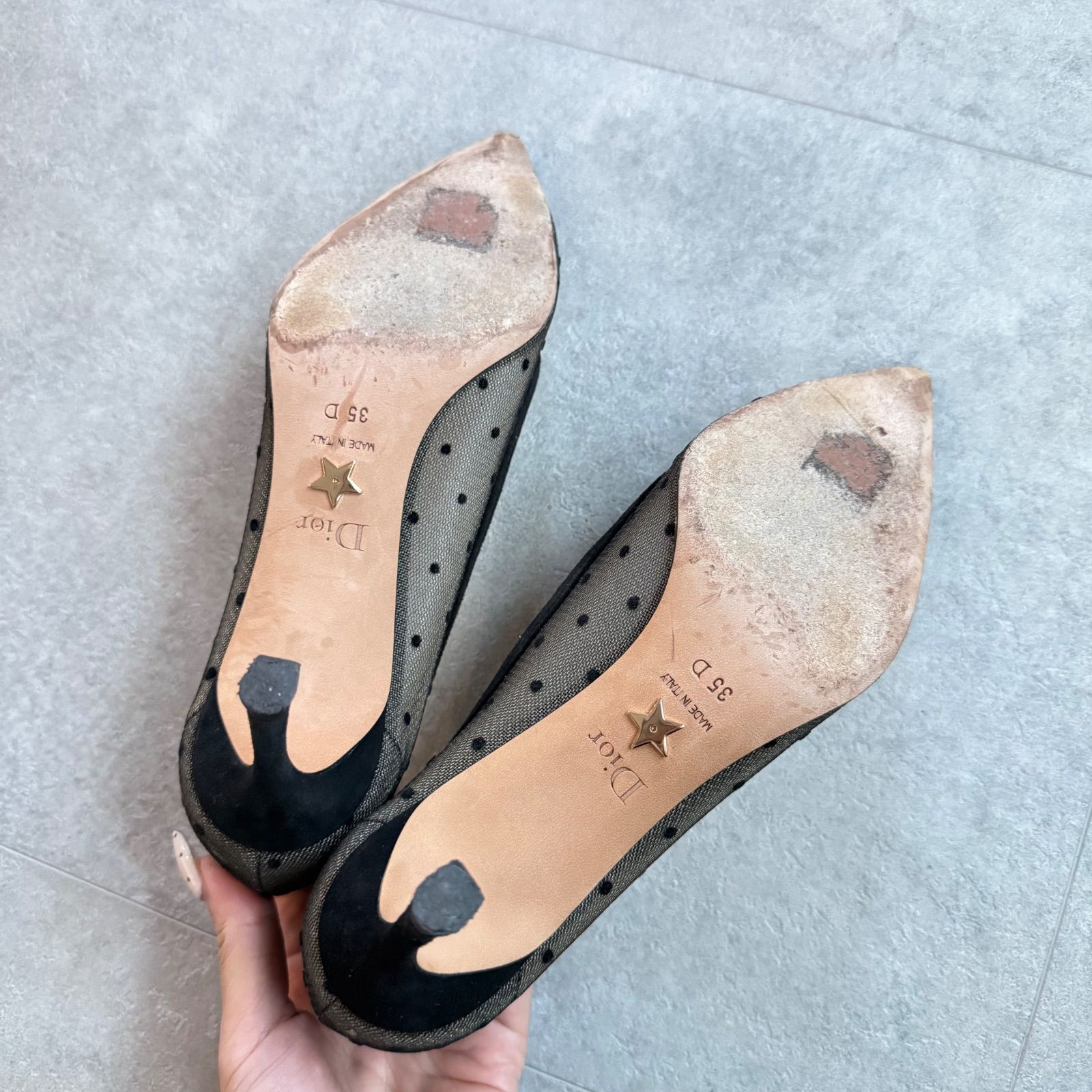 Christian Dior クリスチャンディオール ドットチュール 節約 パンプス