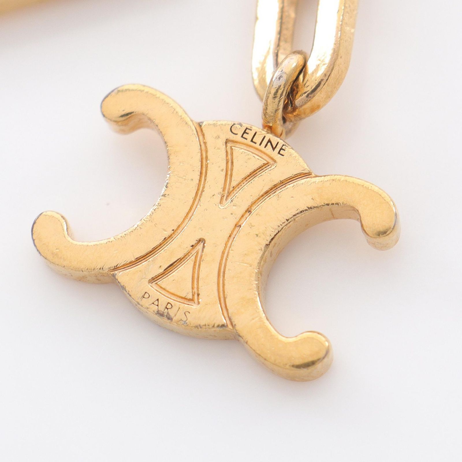 CELINE セリーヌ キーホルダー キーリング トリオンフ ロゴ ゴールド セリーヌ CELINE キーホルダー トリオンフ ゴールド その他 トリオンフ
