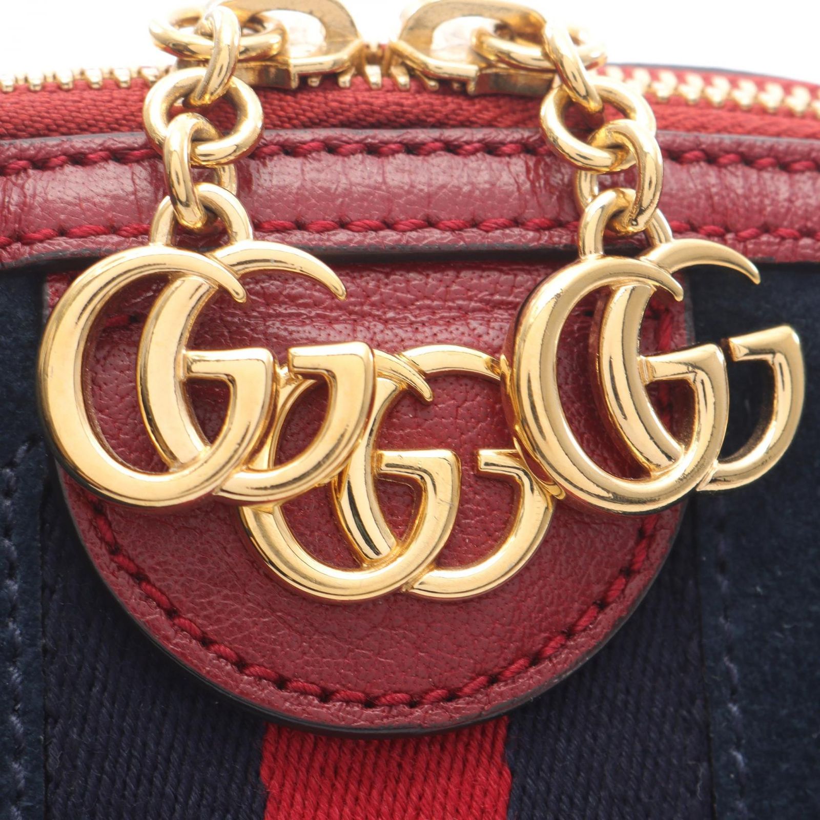 グッチ GUCCI ショルダーバッグ オフィディア 499621 ネイビー/レッド