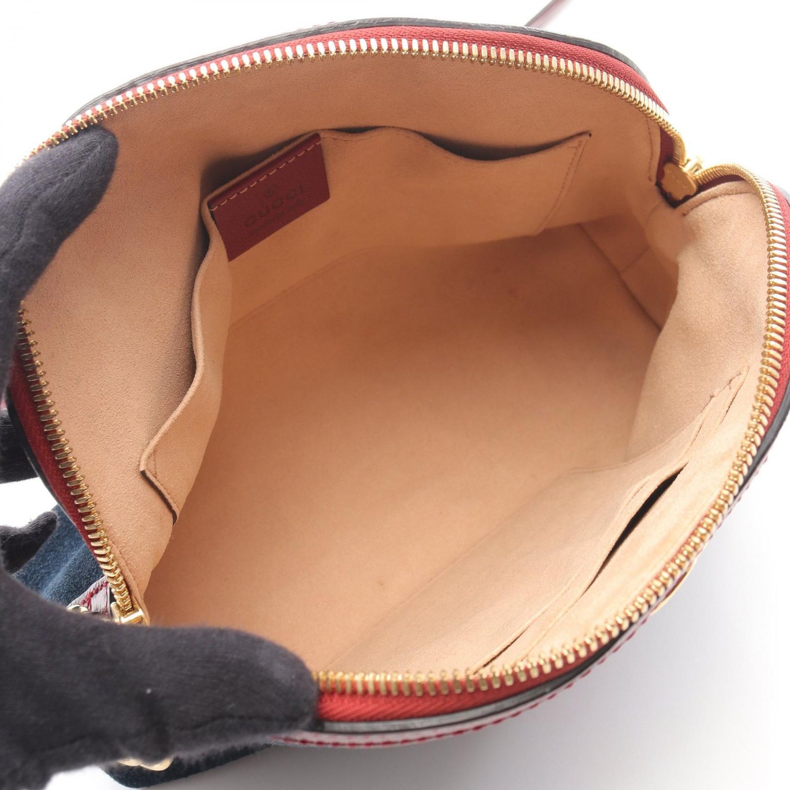 グッチ GUCCI ショルダーバッグ オフィディア 499621 ネイビー/レッド