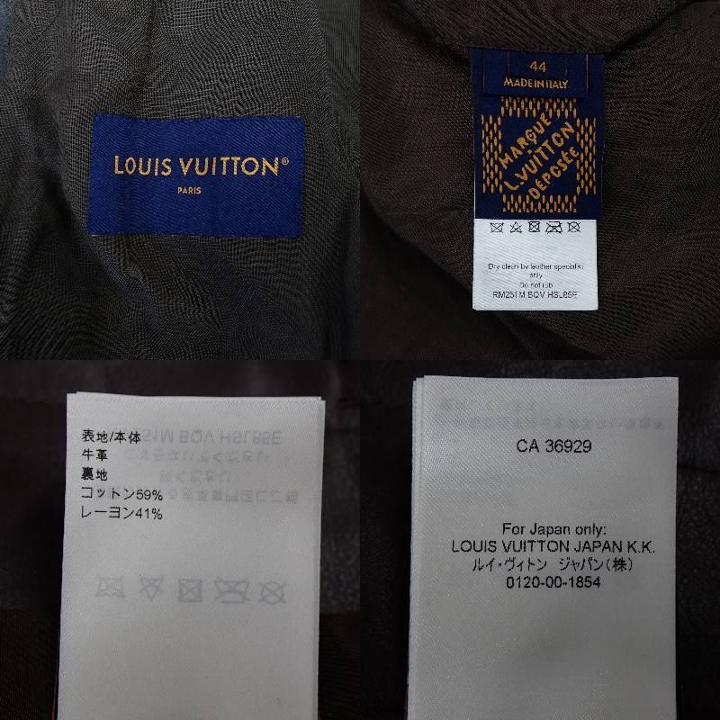 美品 LOUIS VUITTON ルイヴィトン エンベリッシュド レザートラッカー