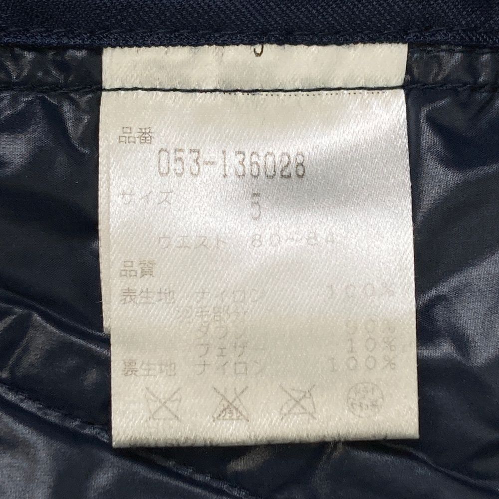 サイズ：5 PEARLY GATES パーリーゲイツ ダウンパンツ ネイビー系