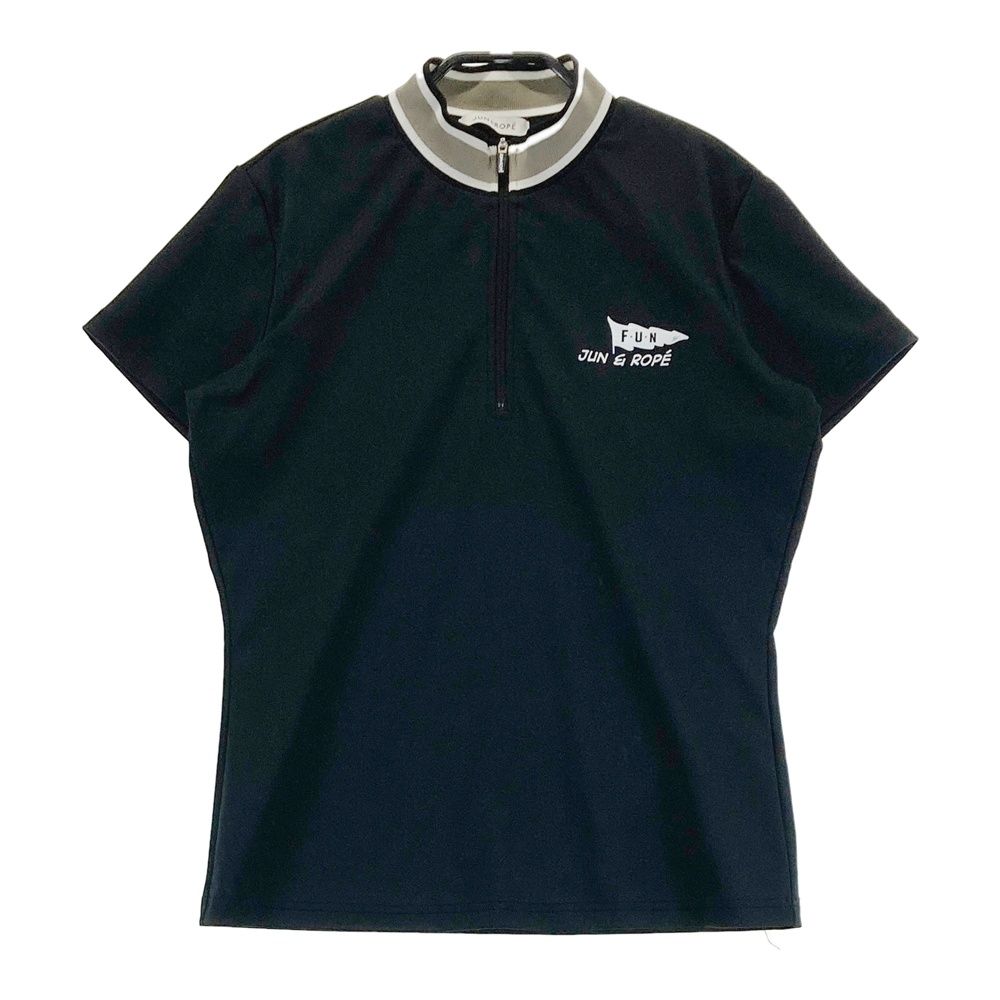 JUN&ROPE ジュンアンドロペ　セットアップ　半袖シャツ　スカート ゴルフ サイズ：M JUN&ROPE ジュン アンド ロペ 半袖ハーフジップTシャツ