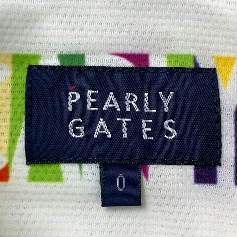 サイズ：0 PEARLY GATES パーリーゲイツ 2025年モデル 袖フリル 半袖