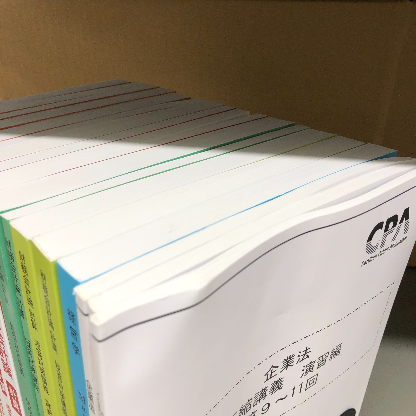 中古美品】2025年2026年合格目標 公認会計士講座 教材18冊セット 管理