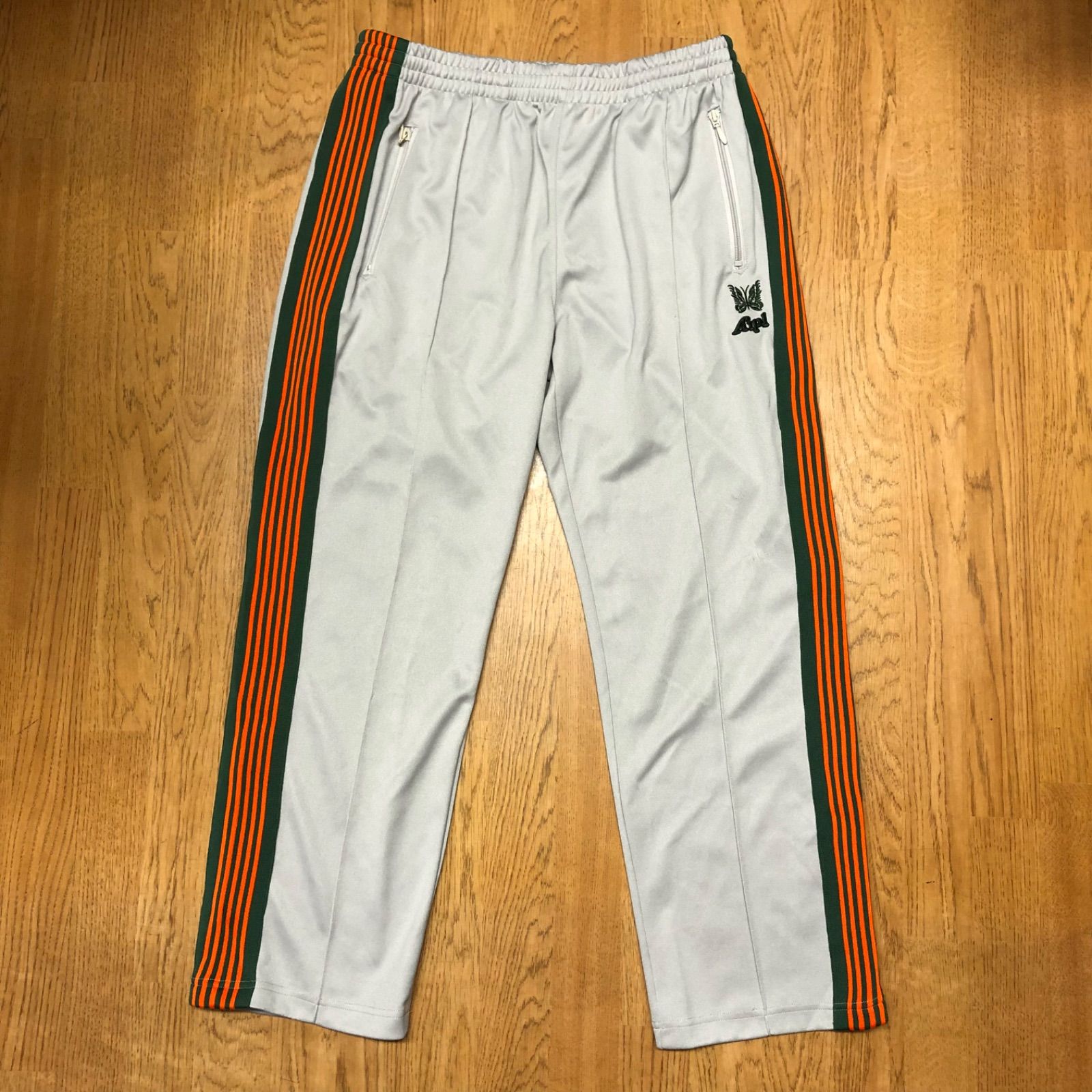 Needles ai コラボパンツ 希少 Needles × Aipl サイズL ニードルズ × エイプル コラボトラック