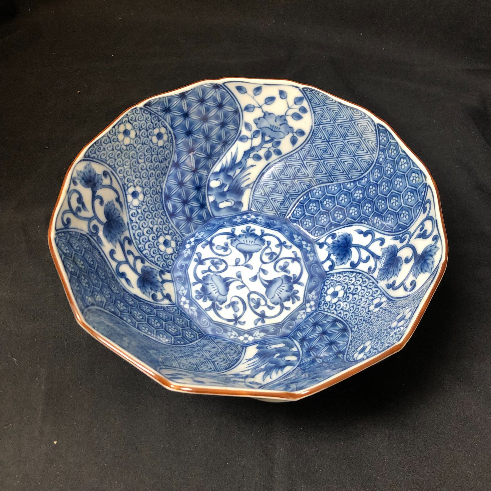 龍峰窯 三洋陶器 食器 染付ねじり 唐草 古伊万里 1個 NA049 - メルカリ