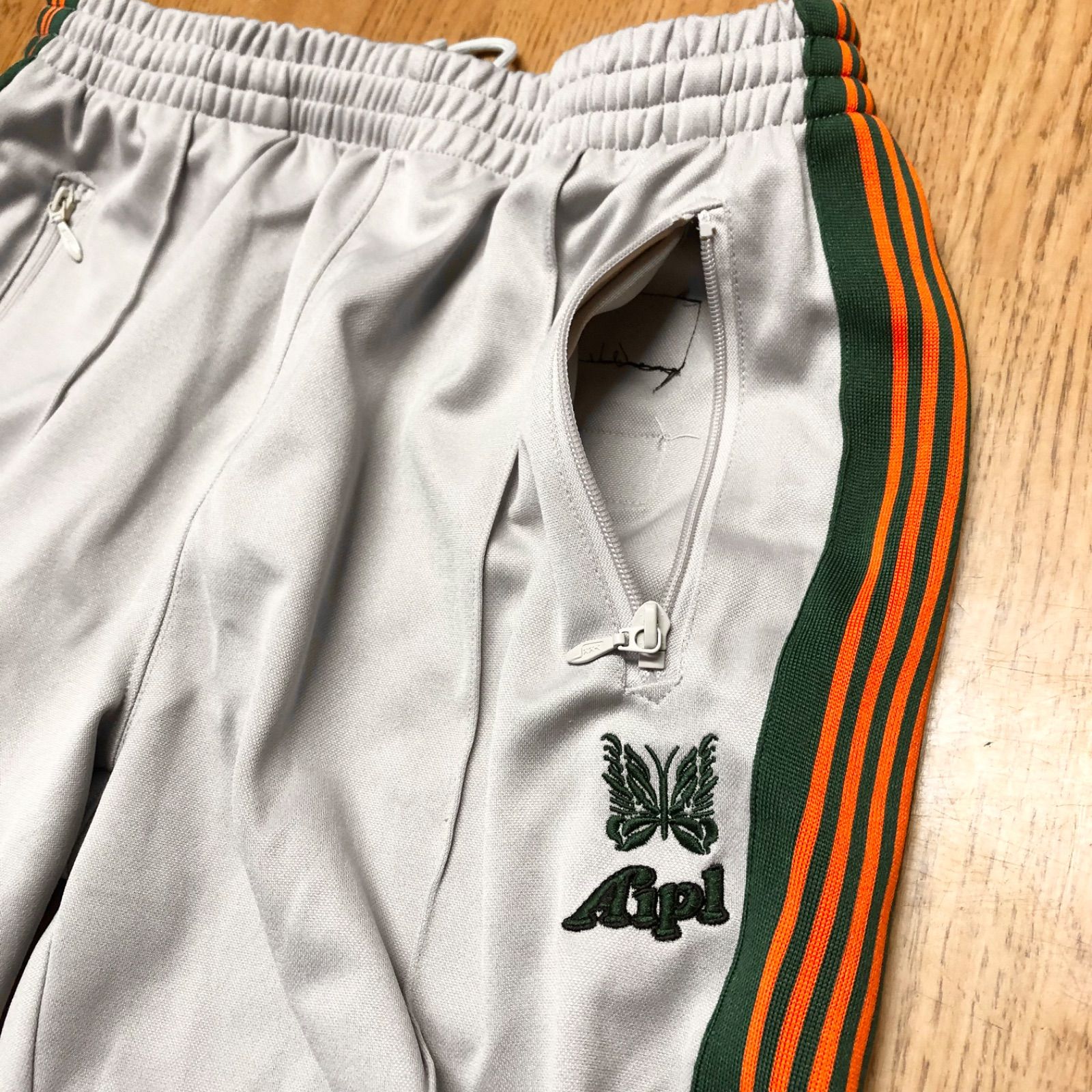 希少 Needles × Aipl サイズL ニードルズ × エイプル コラボトラック