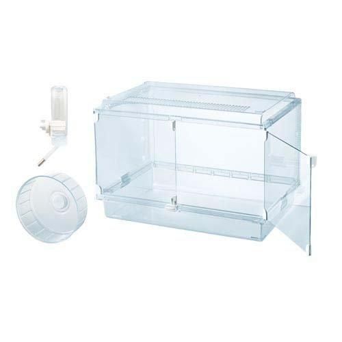 箱シール跡あり グラスハーモニー600 N クリアケージ ハムスターケージ