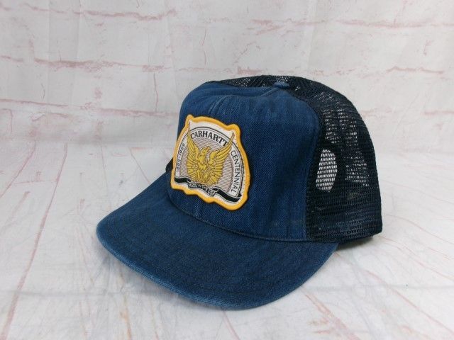 carhartt ｶｰﾊｰﾄ cap 100周年記念ｷｬｯﾌﾟ ｲﾝﾃﾞｨｺﾞ onesize