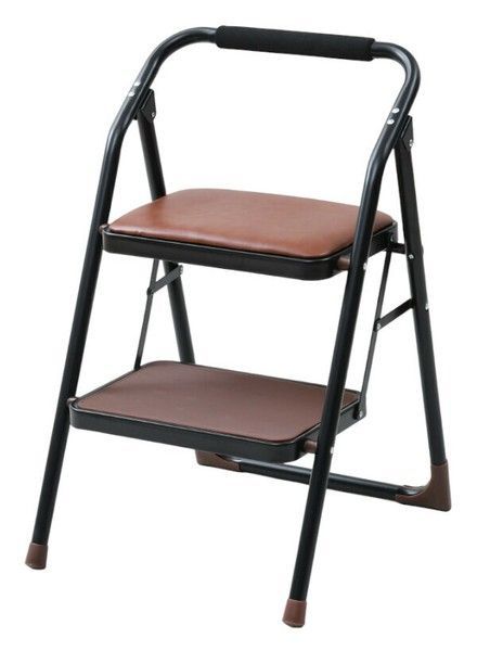 ステップチェア 2段 脚立 チェア 椅子 高所 足場