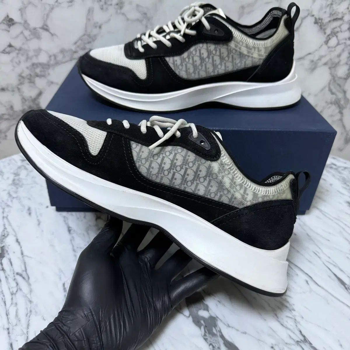 42 ディオール オブリーク B25 ランナースニーカー - メルカリ