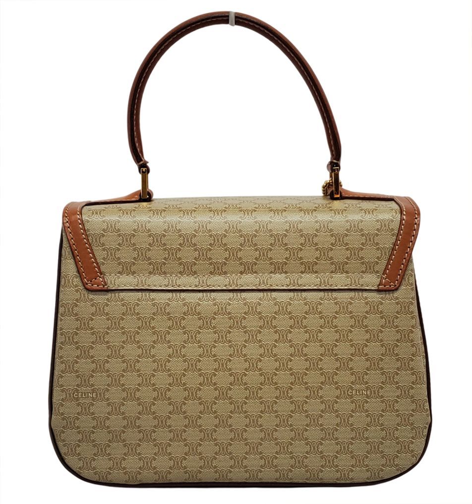 D3012◇ほぼ未使用【CELINE セリーヌ】マカダム ターンロック 2way