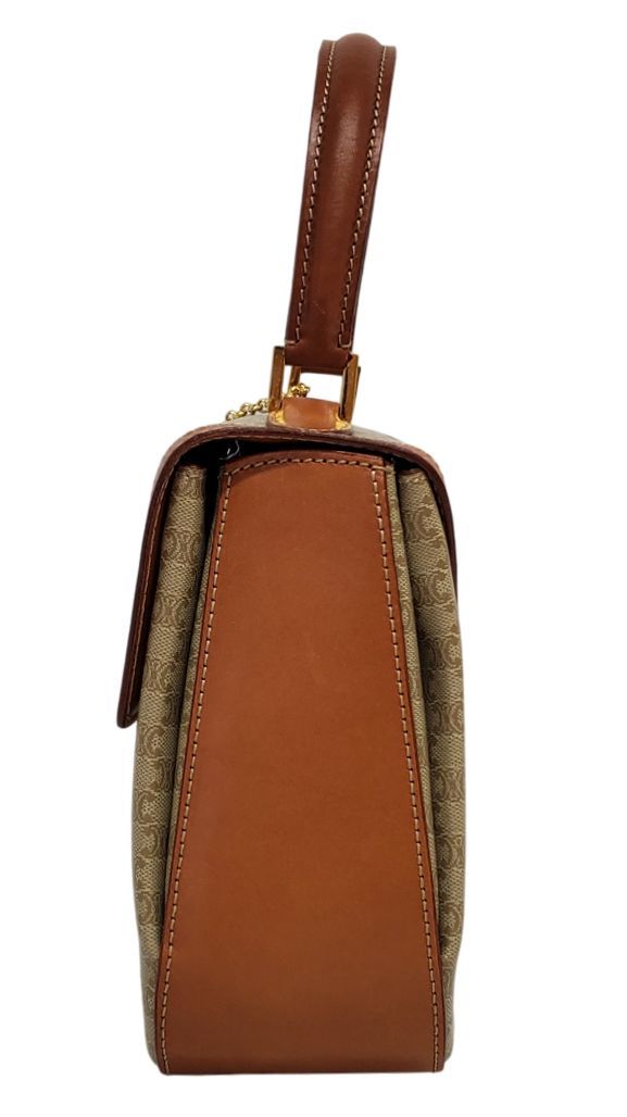 D3012◇ほぼ未使用【CELINE セリーヌ】マカダム ターンロック 2way