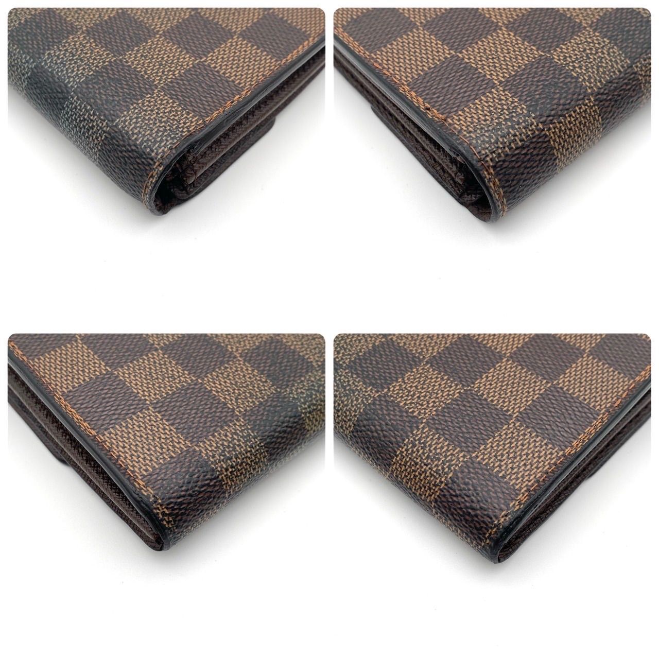 ルイヴィトン ダミエ エベヌ ポルトフォイユ サラ 二つ折り財布