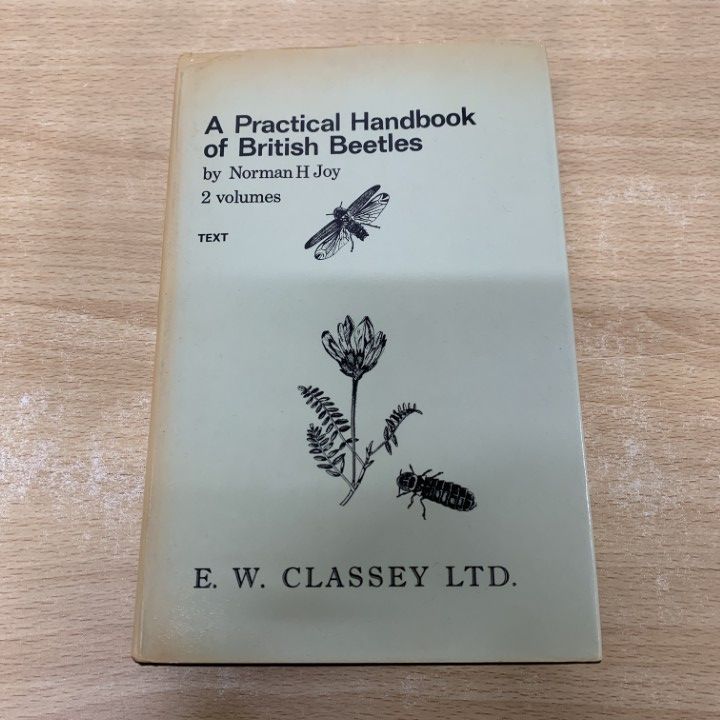 01 ! 本 英国甲虫 実用ハンドブック A Practical Handbook of British Beetles Norman H.Joy 1976年 洋書 イギリス
