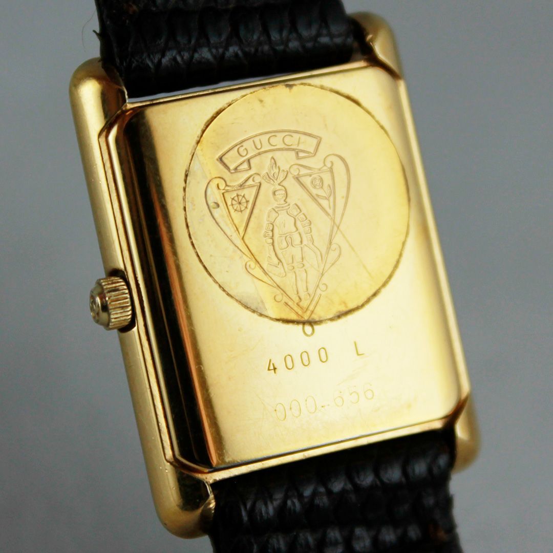 SA163 GUCCI グッチ 4000L レディース 腕時計 クォーツ