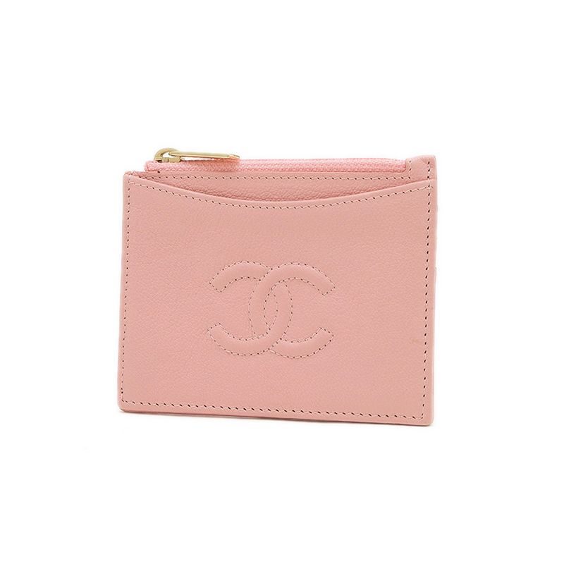 シャネル ココマーク コインケース キャビアスキン ピンク