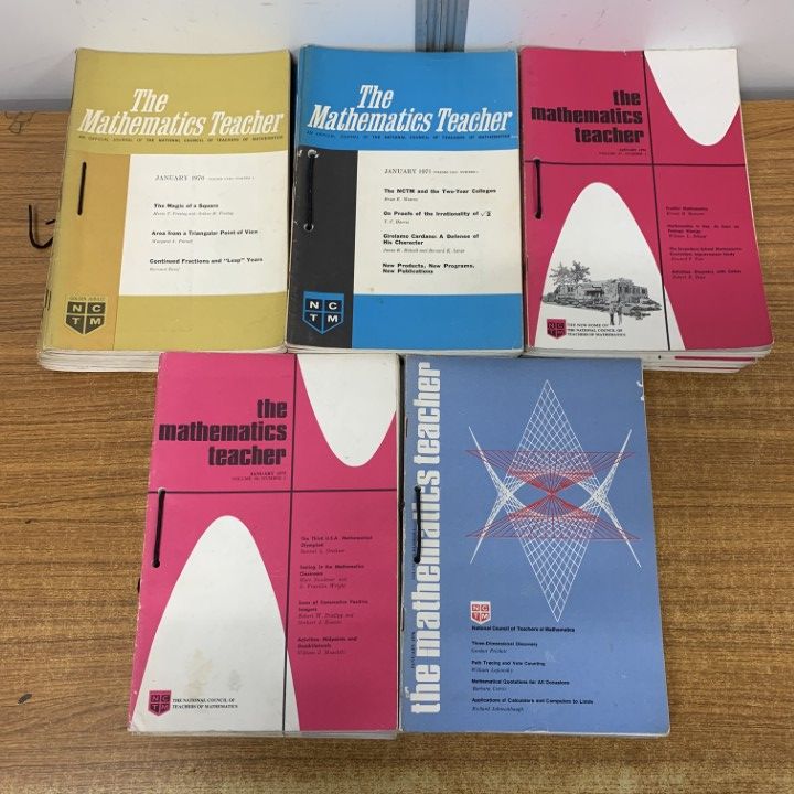 ▲01)【1点限り!】THE MATHEMATICS TEACHER 1959〜1976年まとめ売り約35冊大量セット/EDPRESS/数学教育/数学教師/洋書/B △01)【1点限り!】THE MATHEMATICS TEACHER 1959～1976年まとめ売り約