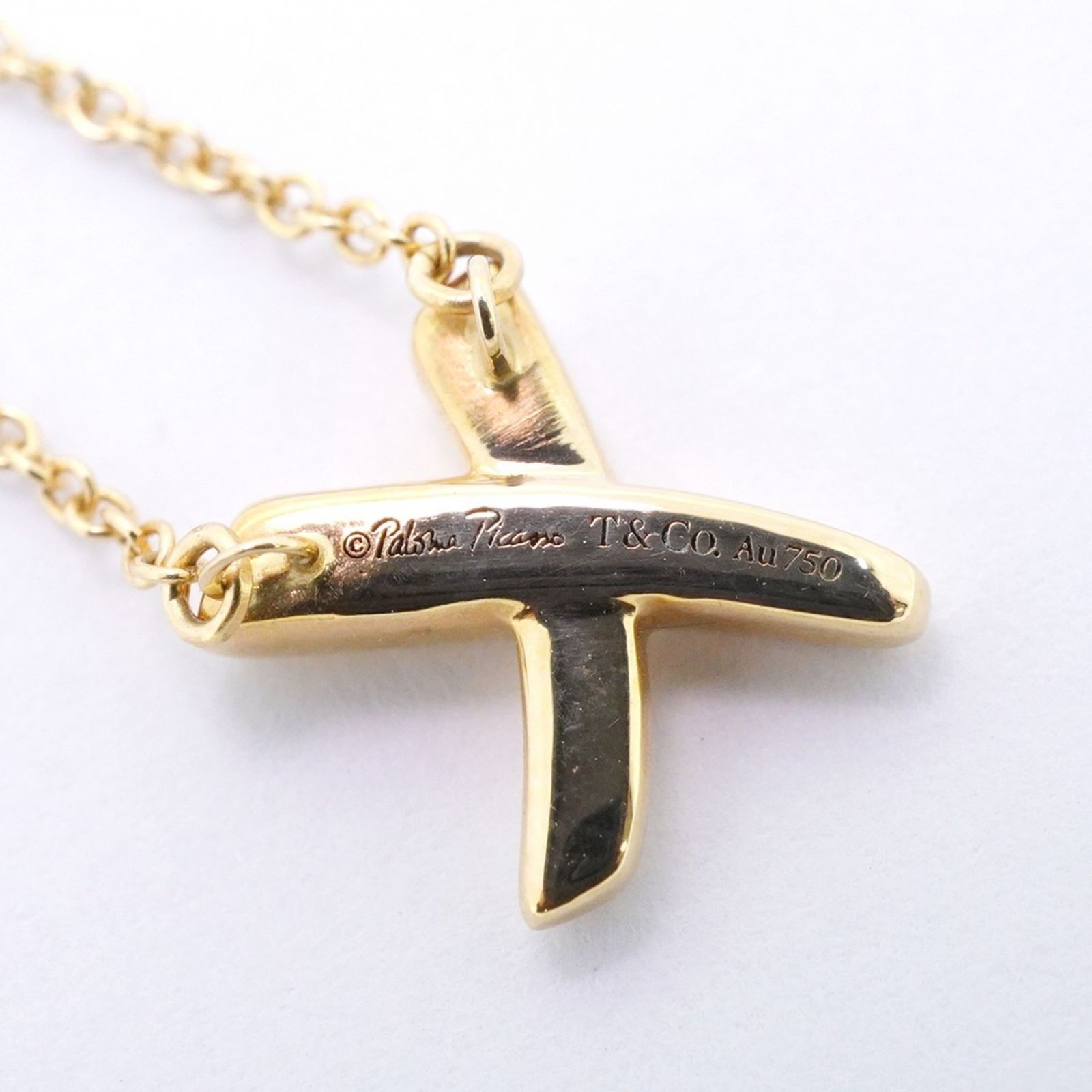 ティファニー(Tiffany) ティファニー ネックレス キス 18KYG イエロー