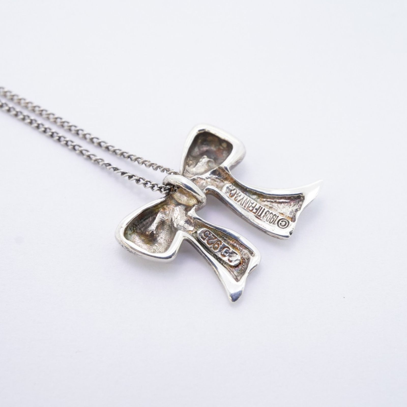 ティファニー(Tiffany) ティファニー ネックレス リボン シルバー925