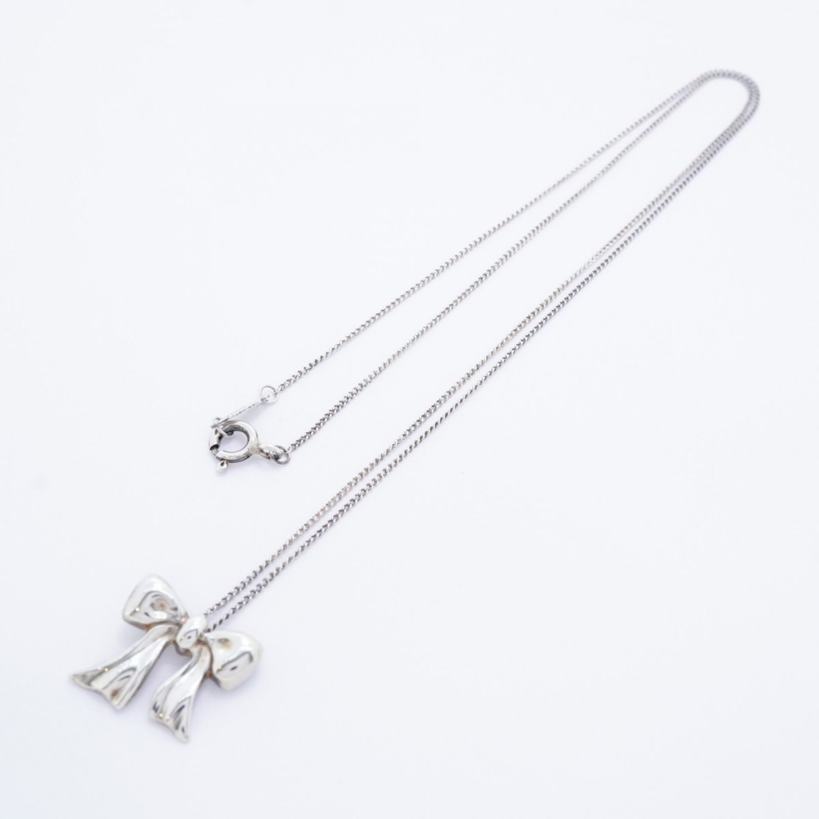 ティファニー リボン シルバー ネックレス SV925 RP111 ティファニー