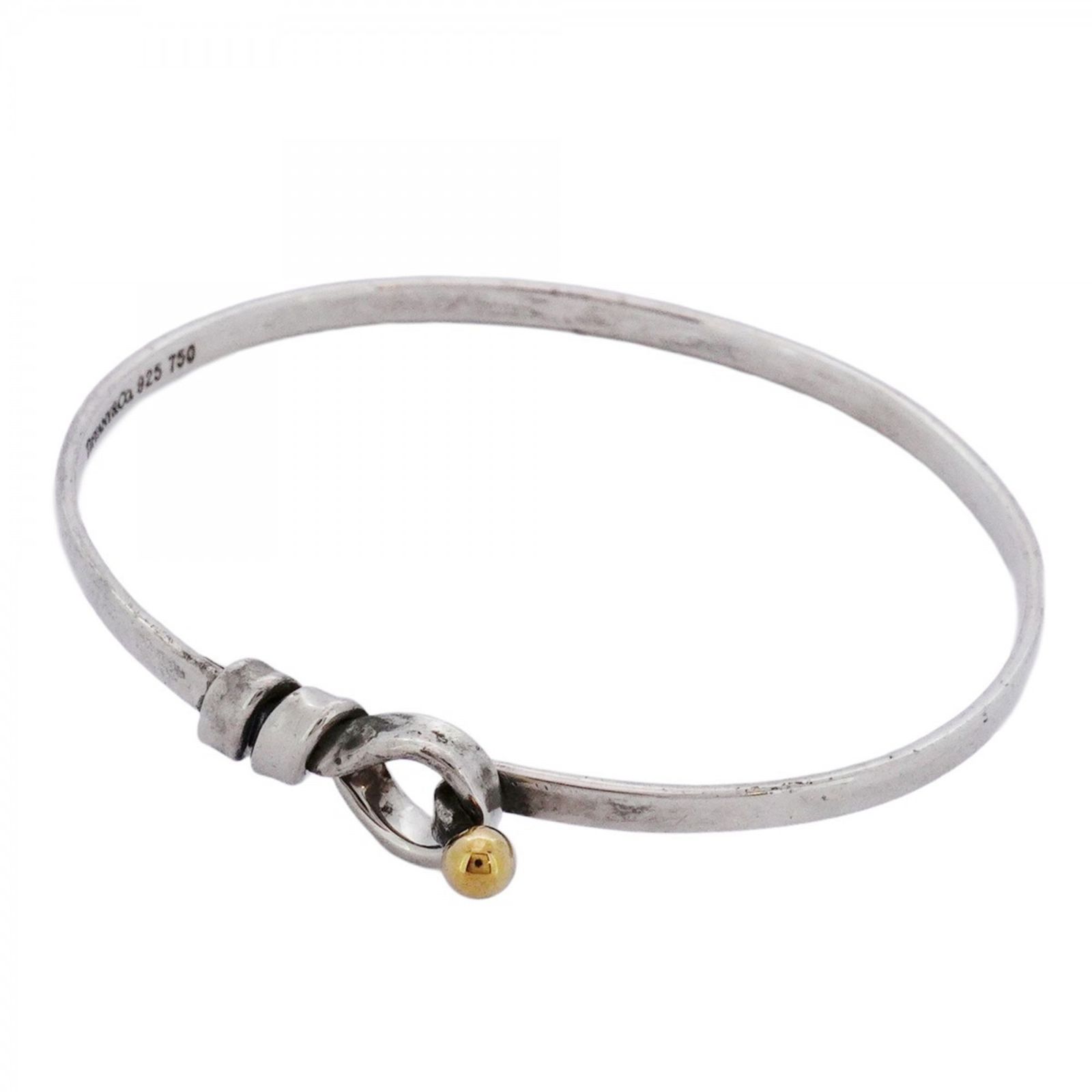 ティファニー(Tiffany) ティファニー バングル フック＆アイ 18KYG