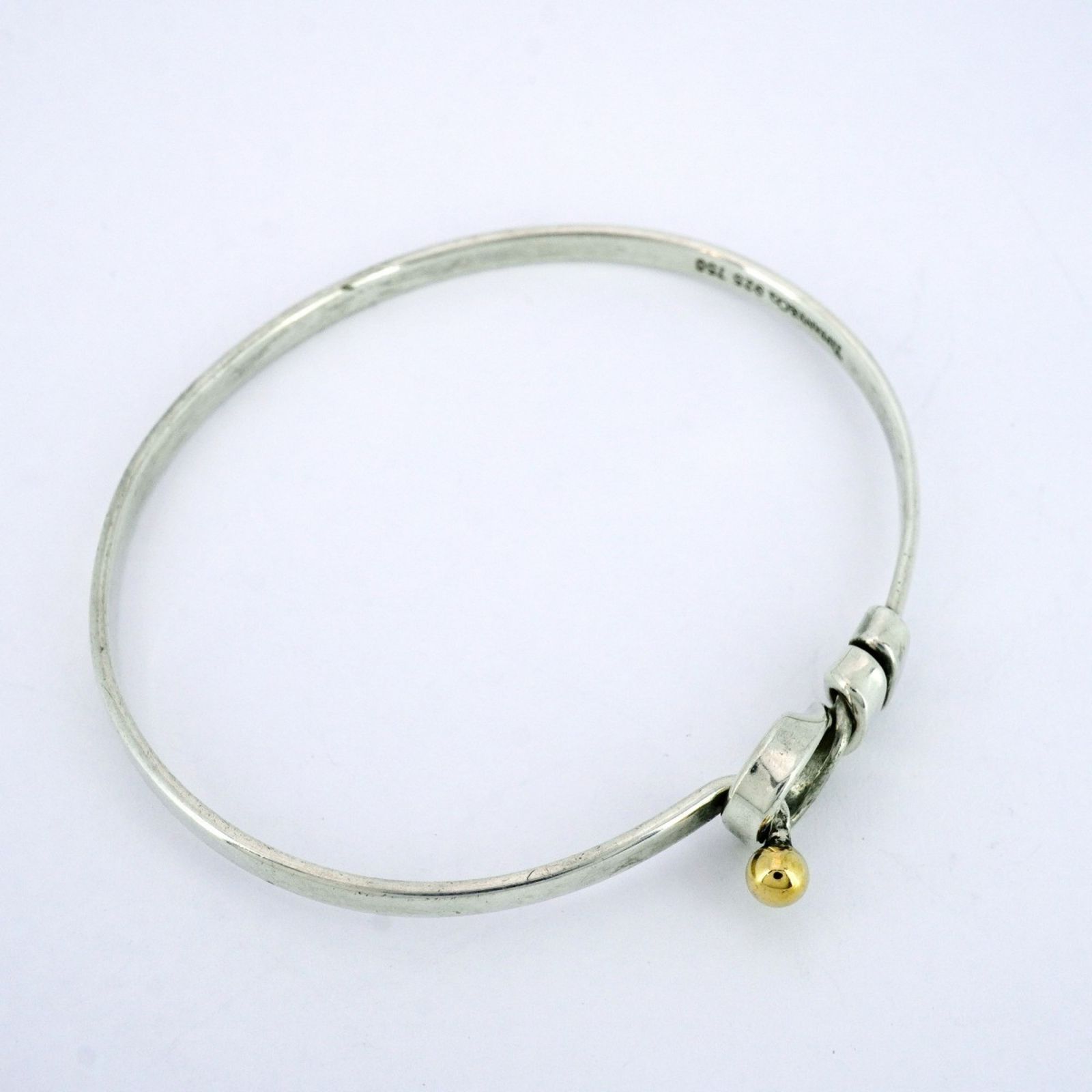 ティファニー(Tiffany) ティファニー バングル フック＆アイ 18KYG