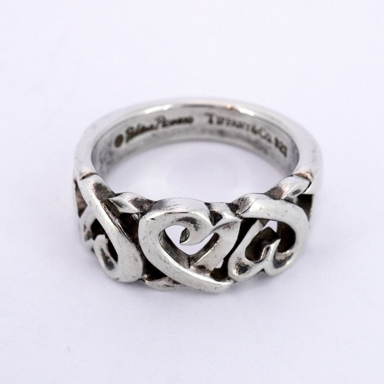 ❣️美品❣️ Tiffany ティファニー　トリプルハートリング　10.5号 ❣️美品❣️ Tiffany ティファニー トリプルハートリング 10.5号