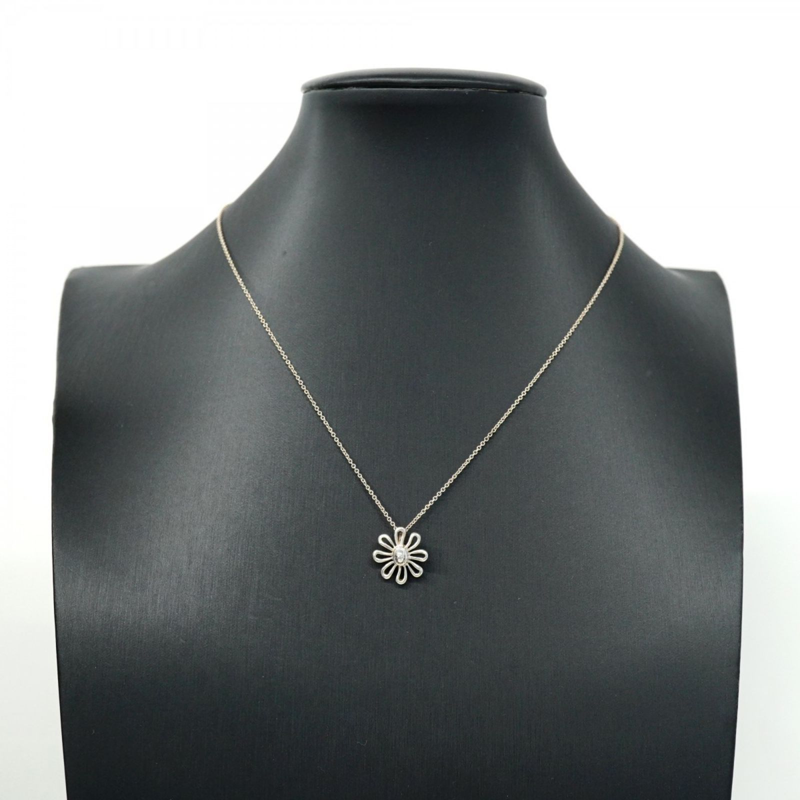  　デイジー　ダイヤモンド　ネックレス　シルバー　925S デイジーのネックレス / Daisy necklace | atelier mozu